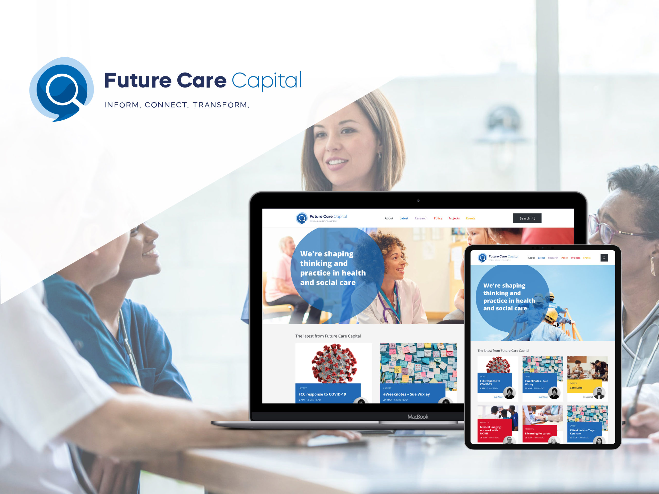 Future Care Capital Custom Website Example (WordPres))