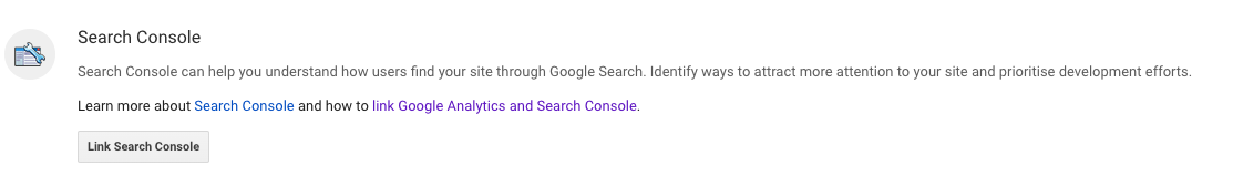 Linking GA with Search Console - Step 2