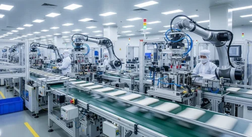 An image of a manufacturing productive line.